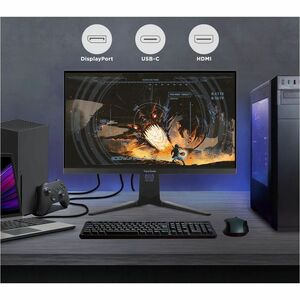 ViewSonic XG275D-4K 27 Inch 4K UHD Gaming Monitor with Switchable Refresh Rate Up to 320Hz, 0.5ms Response Time, AMD FreeS