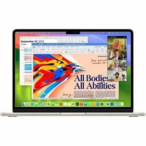 Apple MacBook Air MC6A4CH/A 34.5 cm (13.6") 笔记本电脑 - Apple - 24 GB - 512 GB SSD - 中文 键盘 - 星光色 - Apple M4 芯片 - 2560 x 1664 -
