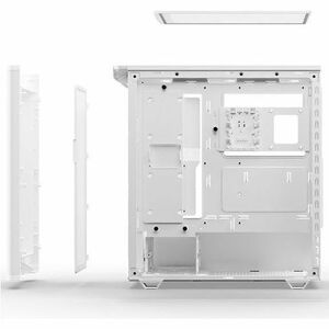 be quiet! Pure Base 501 Computergehäuse - ATX, Micro ATX, Mini ITX Unterstützte Motherboards - Gehärtetes Glas, Stahl, Acr