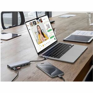 Belkin Connect USB-C 6-in-1 Multiport Hub - for Notebook, Desktop PC, Tablet PC, Smartphone, Monitor - Memory Card Reader 