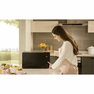 LG NeoChef MH1596DIR Uno solo Horno de microondas - Negro - 42.48L Capacidad - Microondas, Gratinado (Grill), Asar - 1.35k