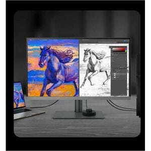 BenQ DesignVue PD2706U 27" (68.6 cm) Class 4K UHD LED Monitor - 16:9 - Dark Grey - 27" (68.6 cm) Viewable - In-plane Switc