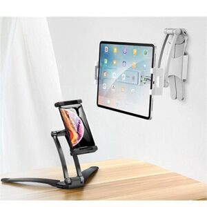 Value Tablet-PC, E-Book, iPad, Smartphone SmartPhone/Tablet-Halter - Portrait, Querformat - 90 mm x 80 mm x 235 mm x - Alu