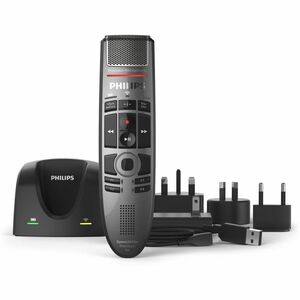 Philips SpeechMike Premium Air SMP4000 Digital Voice Recorder - [Built-in] Microphone, Speaker - Electret Condenser Microp