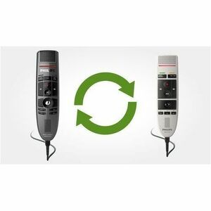 Philips SpeechMike Premium LFH3500 Digital Voice Recorder - [Built-in] Microphone, Speaker, Motion Sensor - Electret Micro