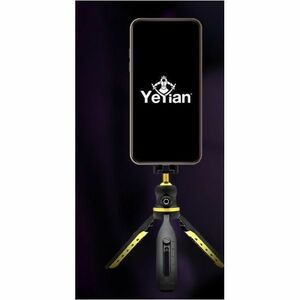 Trípode Yeyian - Plástico ABS, Aluminio - Negro, Oro