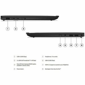 Lenovo ThinkPad X1 Carbon Gen 13 21NX00FUUS 14" Touchscreen Ultrabook - WUXGA - Intel Core Ultra 7 255U - Intel Evo Platfo