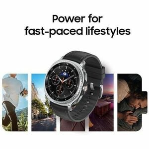 Samsung Galaxy Watch8 Classic SM-L500 Smart Watch - 46 mm Case Height - 46.40 mm Case Width - Black Case Color - Black Ban