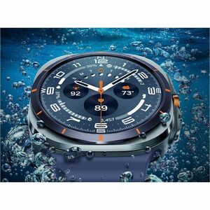 Samsung Galaxy Watch Ultra SM-L705F Smart Watch - 47.40 mm Case Height - 47.10 mm Case Width - Titanium, Blue Body Color -