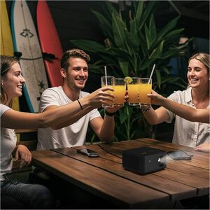 Optoma Photon Life PK31 DLP-Projektor - 16:9 - Schwarz - Hoher Dynamikbereich (High Dynamic Range, HDR) - 200,000:1 Kontra