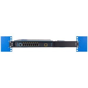 Innovation 1U Rack-mountable Rack Shelf for Switch - 289.56 mm Rack Width x 200.66 mm Rack Depth - Black Powder Coat - TAA