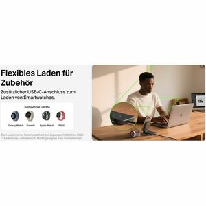 Belkin UltraCharge Induktionsladegerät - Schwarz - für Qi2-fähiges Gerät, iPhone, AirPod, Smartwatch - Eingangsstecker: US