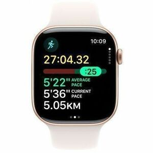 Apple Watch Series 11 Smartwatch - 42 mm Case Height - 36 mm Case Width - Rose Gold Case Color - Light Blush Band Color - 