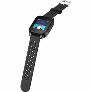 TCL MOVETIME MT46X Smartwatch - Kinder - Schwarz, Grau Body Color - Wireless LAN - 4G - Kamera, Push-Benachrichtigung, SMS