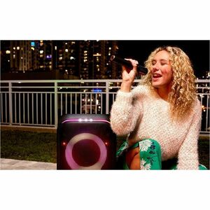 JBL PartyBox Wireless Dynamic Microphone for Singing, Indoor, Outdoor, Speaker, Voice, Vocals - Black - RF - 50 Hz to 15 k