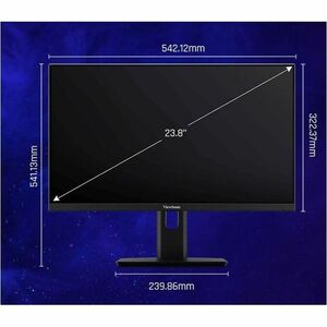Moniteur LED ViewSonic Elite XG24G1 24" Class Full HD - 16:9 - 60,5 cm (23,8") Viewable - Technologie IPS - LED Rétroéclai