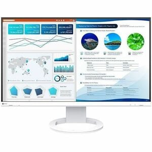 EIZO FlexScan EV2740S-WT 27" Class 4K UHD LED Monitor - 16:9 - White - 68.6 cm (27") Viewable - In-plane Switching (IPS) T