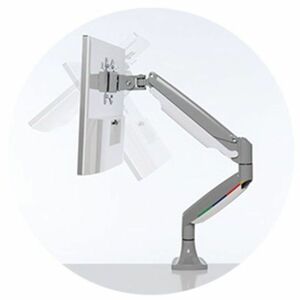 SmartFit One-Touch Height Adjustable Dual Monitor Arm