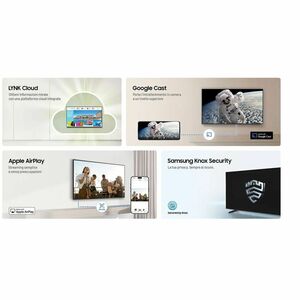 Samsung Hotel TV 43" serie HU7000 Chromecast - LED TV - 4K UHDTV - AirPlay, HbbTV - 3840 x 2160