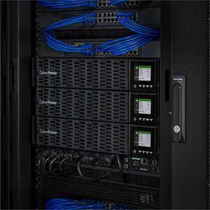 CyberPower OL750RTHD Smart App Online UPS Systems - 750VA/750W, 100 - 125 VAC, NEMA 5-15P, 2U, Rack / Tower, Sine Wave, 8 