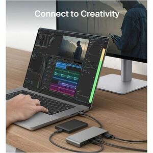 Belkin Connect 8-Port USB-C Hub with 2.5Gb Ethernet, Space Gray - for Workstation, Notebook, Tablet, Smartphone, Monitor -