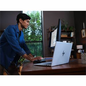 HP EliteBook 8 G1a 35.6 cm (14") Copilot+ PC Notebook - WUXGA - AMD Ryzen AI 7 350 - 32 GB - 512 GB SSD - Glacier Silver -