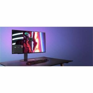 LG UltraGear 27GX704A-B 27" (68.6 cm) Class WQHD Gaming OLED Monitor - 16:9 - 26.5" (67.3 cm) Viewable - OLED - 2560 x 144