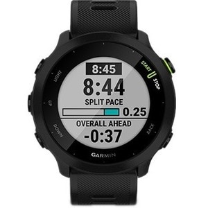 Garmin Forerunner 55 Smartwatch - 42 mm Case Height - 42 mm Case Width - Nero Colore della struttura - Silicone Band Mater