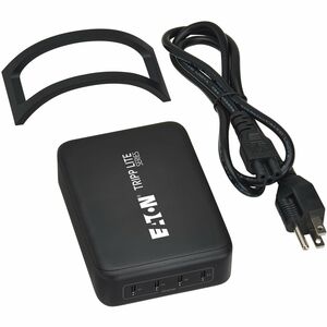 Tripp Lite series U280-004-240C4 240W Charging Station - 240 W - North America - 3 ft Cable - 120 V AC, 230 V AC Input - 5