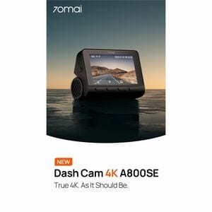 70mai A800SE Front/Rear Vehicle Camera - 7.6 cm (3") Screen - Wired/Wireless - 3840 x 2160 Video