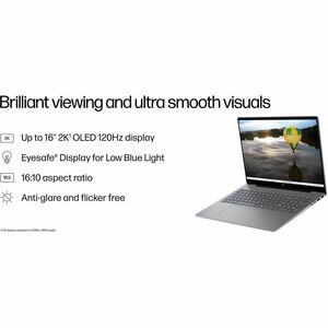 HP OmniBook 7 AI 16 Windows 11 Home 16in Intel Core Ultra 7 32GB RAM 1TB SSD WQXGA Meteor silver