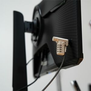 Targus DEFCON ASP106RGLXS Cable Lock For Notebook, Docking Station, Monitor - 1.98 m Cable - Resettable/Serialized - 4-dig