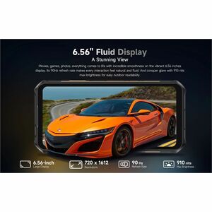 Ulefone Armor X16 128 GB Rugged Smartphone - 16.7 cm (6.6") LCD HD+ 1612 x 720 - Octa-core (Cortex A75Dual-core (2 Core) 2