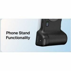 Belkin Stage PowerGrip CTA006 Lade-Kameragriff/Powerbank - Dunkelgrau - USB - Batterie - Tragbar