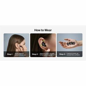 Belkin SoundForm Anywhere AUC014FQBK Earset - Stereo - True Wireless - Bluetooth - Earbud - Binaural - In-ear - Black