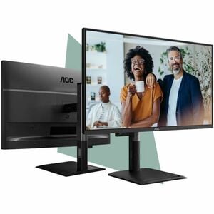 AOC Q27P4CV 27" Class WQHD LED Monitor - 16:9 - Black - 68.6 cm (27") Viewable - In-plane Switching (IPS) Technology - WLE