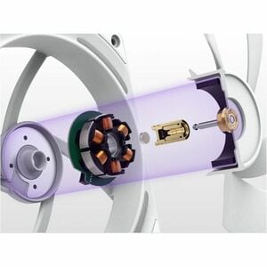 NZXT RF-U14PN-W1 Cooling Fan - PC, Motherboard, Radiator, Heatsink - 140 mm Maximum Fan Diameter - 1 x Fan(s) - 197.08m³/h