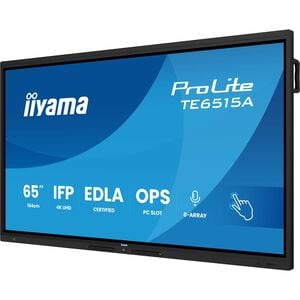 iiyama ProLite TE6515A-B2AG 1638,30 mm 4K UHD LCD Collaboration Display - ARM Cortex A72 + A53 - 8 GB - DeepContrast-IR+ -