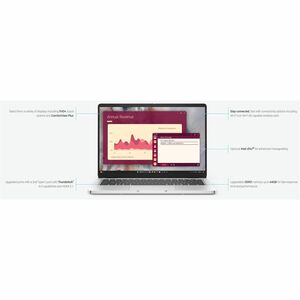 Dell Pro 14 PC14250 - 14in FHD+ 1920x1200 - Ultra 7 255U - 16GB 1x16GB - 512GB SSD - Backlit Keyboard - FHD IR Camera - 3-