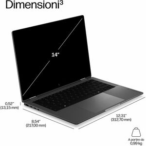 HP EliteBook X G2i 14 inch Notebook Next Gen AI PC Wolf Pro Security Edition. Tipo di prodotto: Computer portatile, Fattor