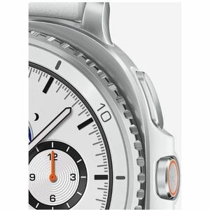 Samsung Galaxy Watch8 Classic SM-L505F Smart Watch - Rounded Square Case Shape - White Body Color - Stainless Steel Body M