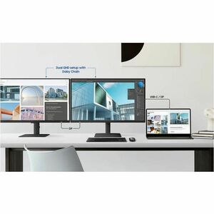 Samsung ViewFinity S6 WQHD LED Monitor - 16:9 - Black - In-plane Switching (IPS) Technology - LED Backlight - 2560 x 1440 