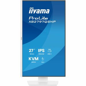 iiyama ProLite XB2797QSNP-W1 27 Zoll Klasse WQHD LED-Monitor - 16:9 Format - Matt-weiß - 68,6 cm (27 Zoll) Viewable - IPS-