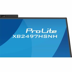 iiyama ProLite XB2497HSNH-B1 24 Zoll Klasse Webcam Full HD LED-Monitor - 16:9 Format - Mattschwarz - 60,5 cm (23,8 Zoll) V