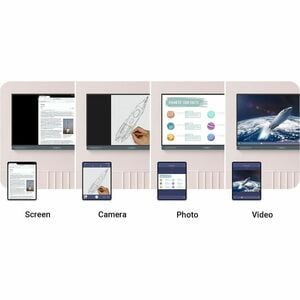 BenQ Board Pro RP6505 1651 mm 4K UHD LCD Collaboration Display - ARM Cortex A78 + A55 - 16 GB - Ultra Precision Infrared -