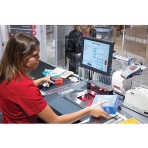 Datalogic Magellan Rugged Industrial, Self-checkout In-counter Barcode Scanner - Cable Connectivity - USB Cable Included -