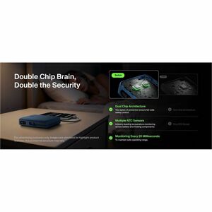 Belkin UltraCharge Stromspeicher - Blau - für Smartphone, iPhone, USB Typ C Gerät, Tablet-PC, Android-Gerät, iPad Air, iPa