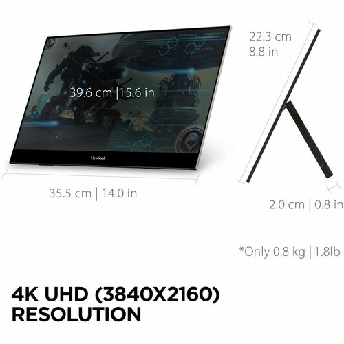 Vista 19 de 15.6 Inch 4K UHD (3840x2160p) portable g