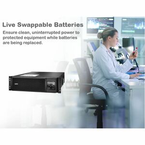 APC Smart-UPS On-Line, 5.4kVA, Rackmount 3U, 208V, 2x L6-20R+2x L6-30R NEMA outlets, Network Card+SmartSlot, Extended runt