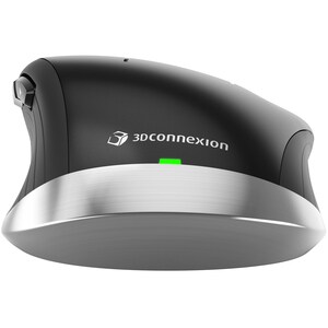 Souris Optique 3Dconnexion CadMouse - Bluetooth/Radio Fréquence - USB - 7 Bouton(s) - Noir, Argenté - Câble/sans fil - 2,4